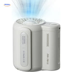 AirFlowPro™ Leistungsstarker Mini-Ventilator mit Doppel-Clip Weiß