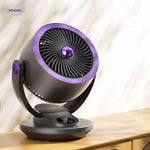 <airstream-ventilator schwarze ventilator mit touch-bedienung und lila akzent www.middo.de</airstream-ventilator>