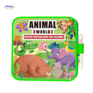 aquaDoodle Buch Tierwelt Waldtiere Dschungel Wasser-Malbuch Kinder