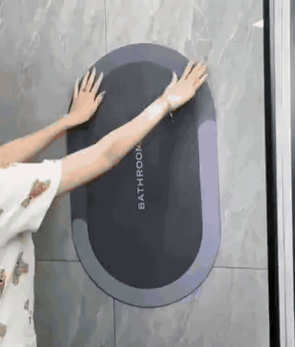 Aquastep Badematte aufrollen – schnell trocknend | www.middo.de