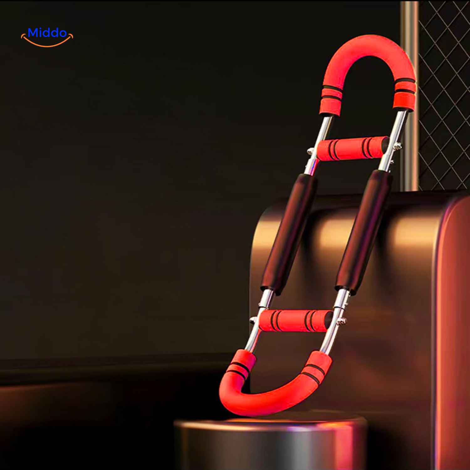 <h1>Armflex Trainer – Auffälliger roter Armtrainer mit verstärkten Federn</h1>
<p>Besuchen Sie unsere Website: <a href="http://www.middo.nl">www.middo.nl</a></p>