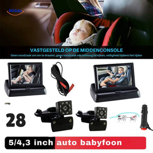 BabyGuard™ Auto-Babykamera | Sicherer und klarer Blick auf dein Baby während der Fahrt