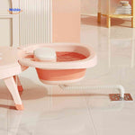 babysEase Badewannensitz mit Wasserabfluss und Schüssel - www.middo.de