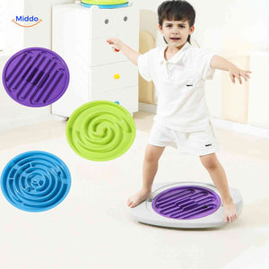Balancio Brettspiel Kinderspielzeug mit austauschbaren Labyrinthscheiben zum Koordinationstraining www.middo.de