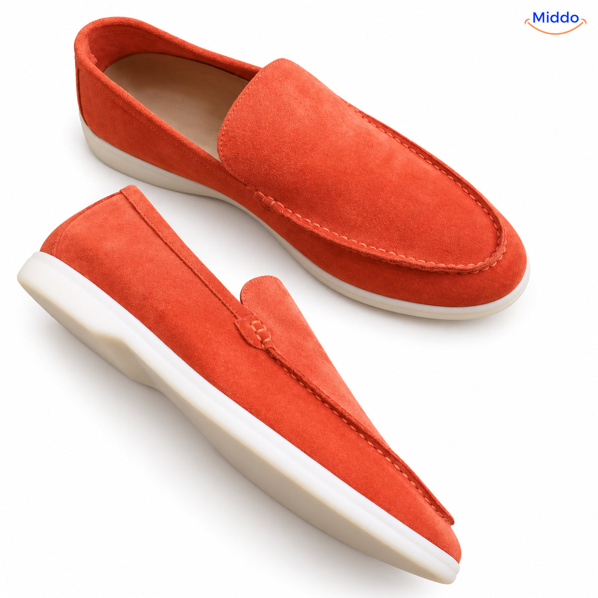 Beckwin Slipper – Orangerot