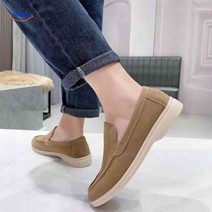 beckwin Slipper Sandfarbe Wildleder Slipper für Herren Mode Stil