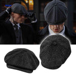 Blindstyle Mütze Dunkelgrau – Peaky Blinders Wollmütze | www.middo.nl