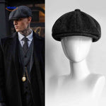 Blinderstyle Cap in Grau – Wollene Peaky Blinders Mütze | www.middo.de