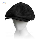 Blinderstyle Cap - Schwarze Suede-Kappe | www.middo.nl