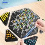 brainflex Schach Komplettpaket mit Spielsteinen, Elastiken und Brett middo.nl