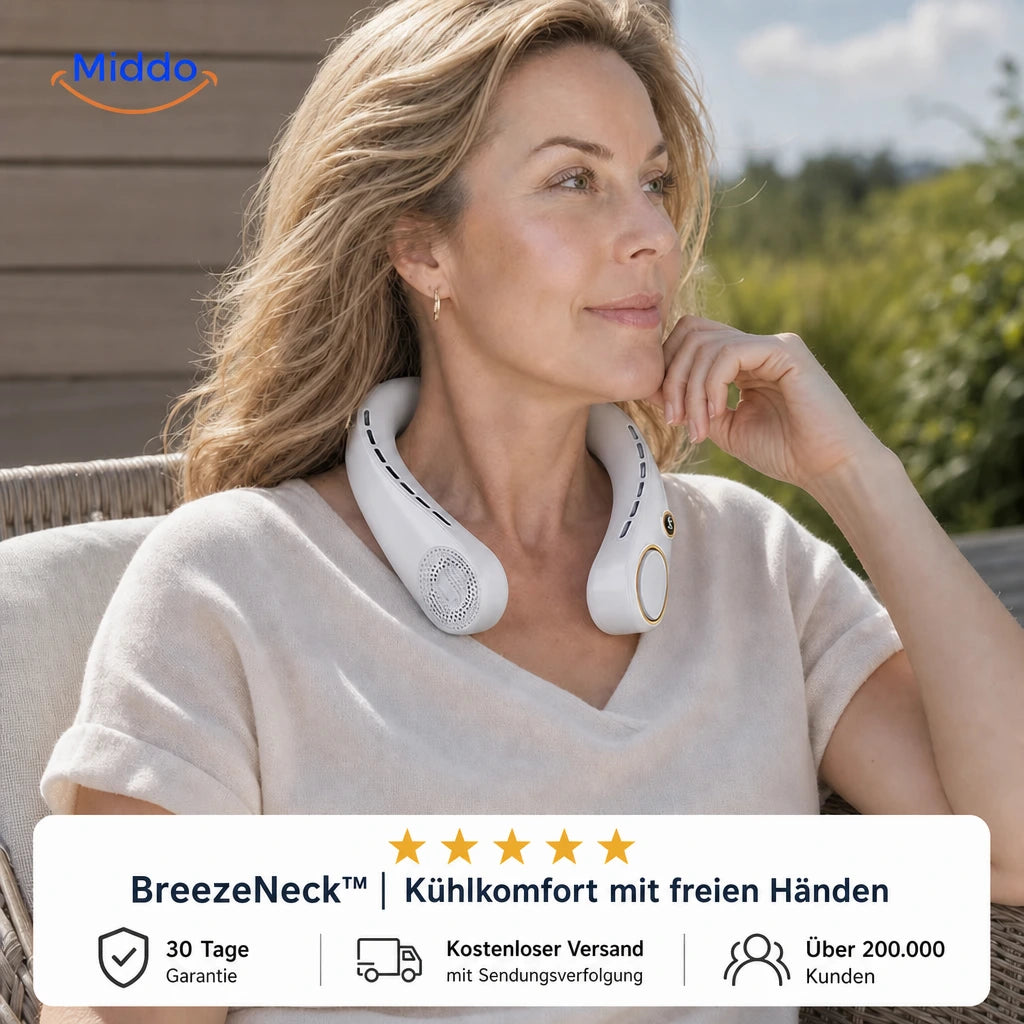 BreezeNeck mit Middo Garantie und kostenlosem Versand mit Sendungsverfolgung