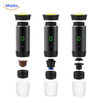 brewmaster 3 in 1 Installationsschritte für Kapseln und Kaffeepulver middo.nl