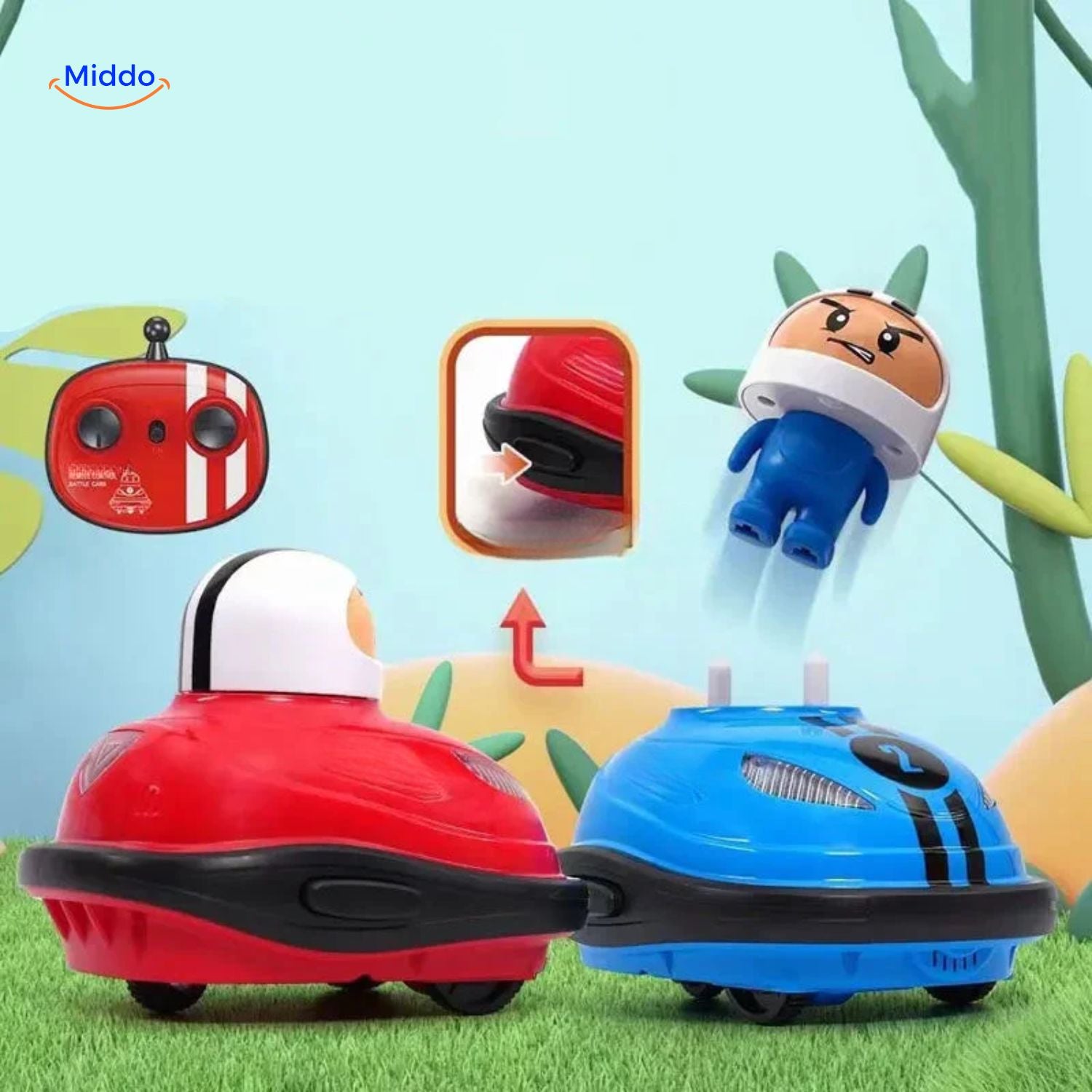 bumperdash duo mini rc drift karts Rennen und doppelte Action für Kinder Middo