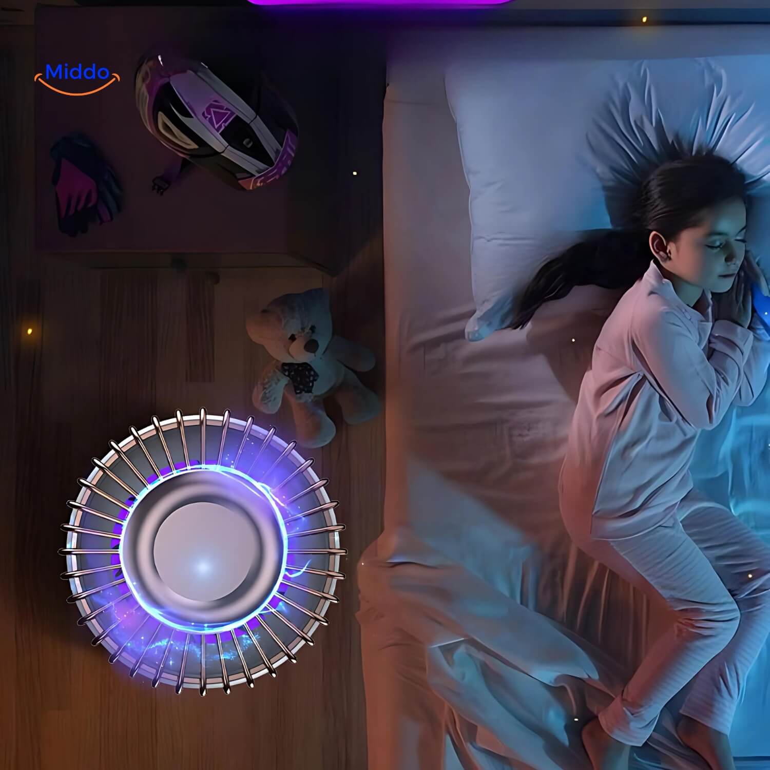 Buzzaway Elektrische Mückenlampe Funktioniert, Während das Baby Schläft