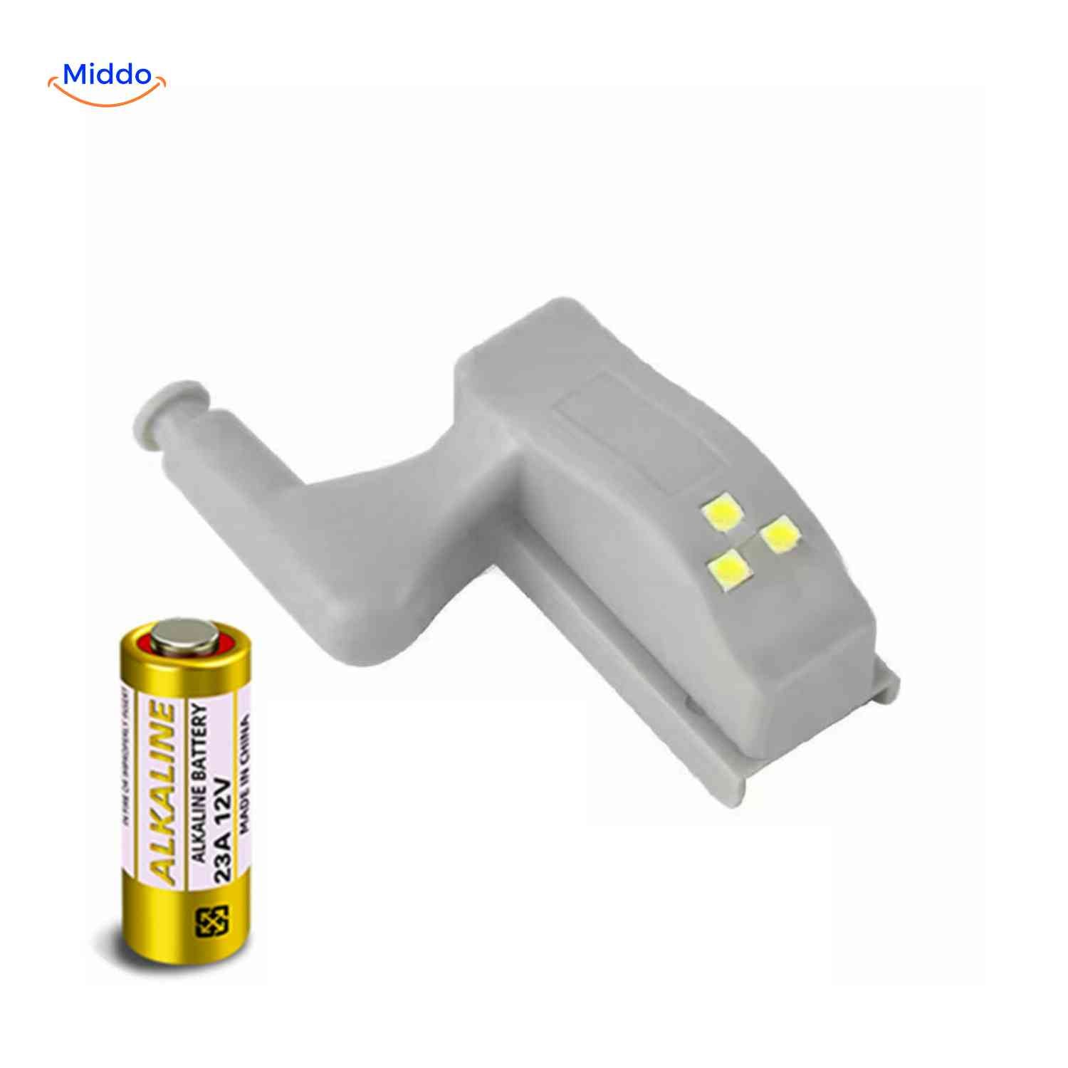 cabintra Lampe mit 23A 12V Batterie für Schrankbeleuchtung www.middo.de