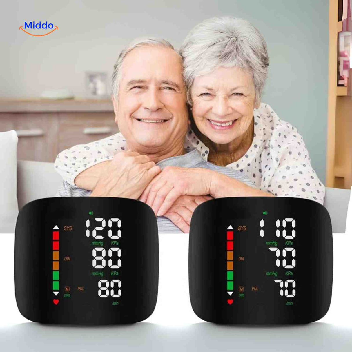 cardiowrist Blutdruckmessgerät für Senioren - Herzfrequenzmesser | www.middo.de