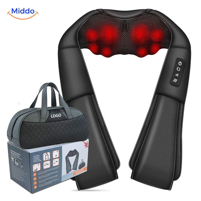 CerviCare Massager tragbares Nacken- und Schultermassagegerät mit Wärme middo.de