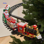 Weihnachtsbahn Dampf-Lokomotive Weihnachtseisenbahn Detail www.middo.de