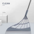 CleanX Bodenbürste und Staubwischer in Gebrauch