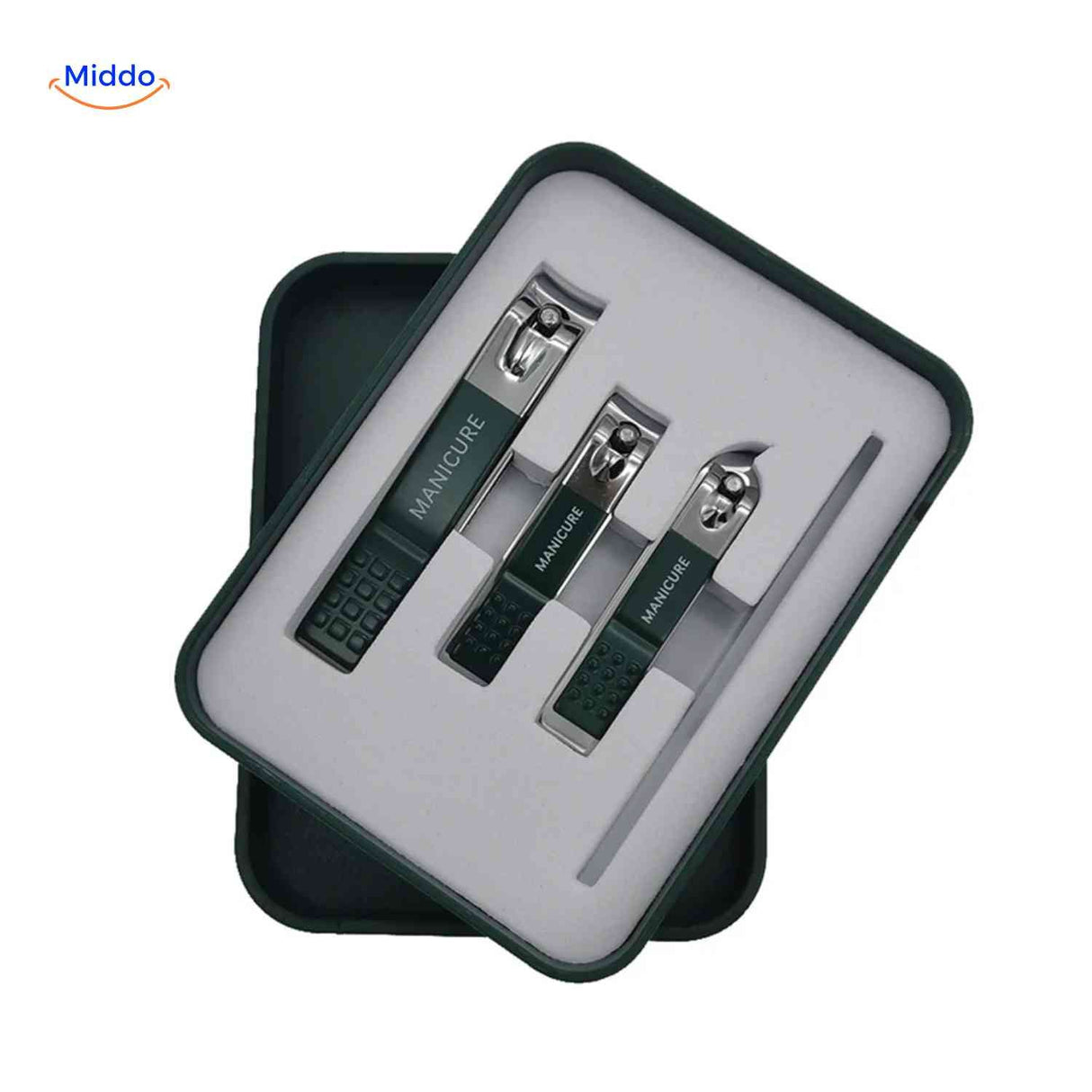clipora Nagelknipser drei Größen mit Metallnagelfeile www.middo.de