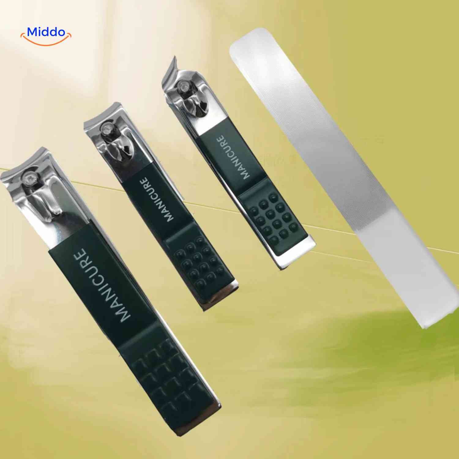 Clipora Nagelknipser Professionelles Maniküre-Set mit Feile www.middo.de