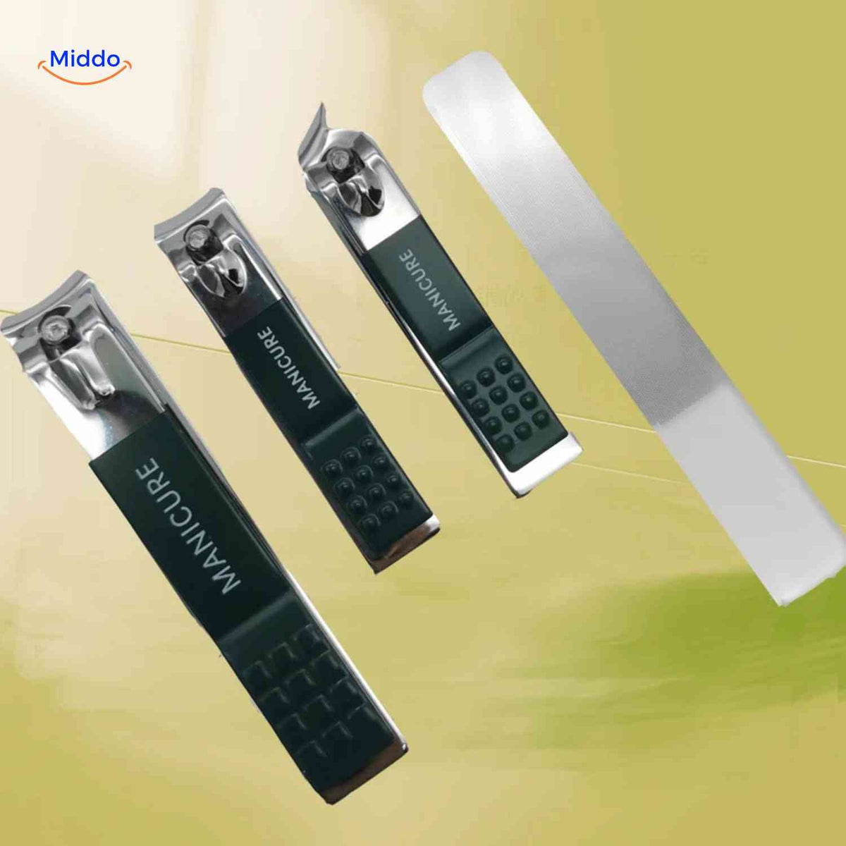 Clipora Nagelknipser Professionelles Maniküre-Set mit Feile www.middo.de