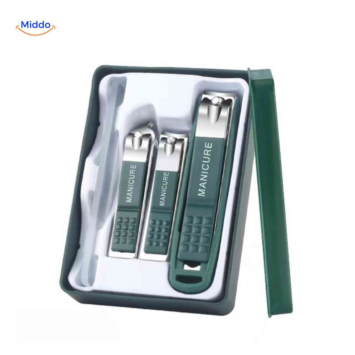 Clipora Nagelknipser Set mit moderner Aufbewahrungstasche www.middo.de