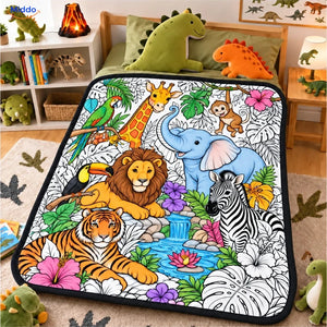 ColorFlow Ausmaldecke - Dschungeltiere