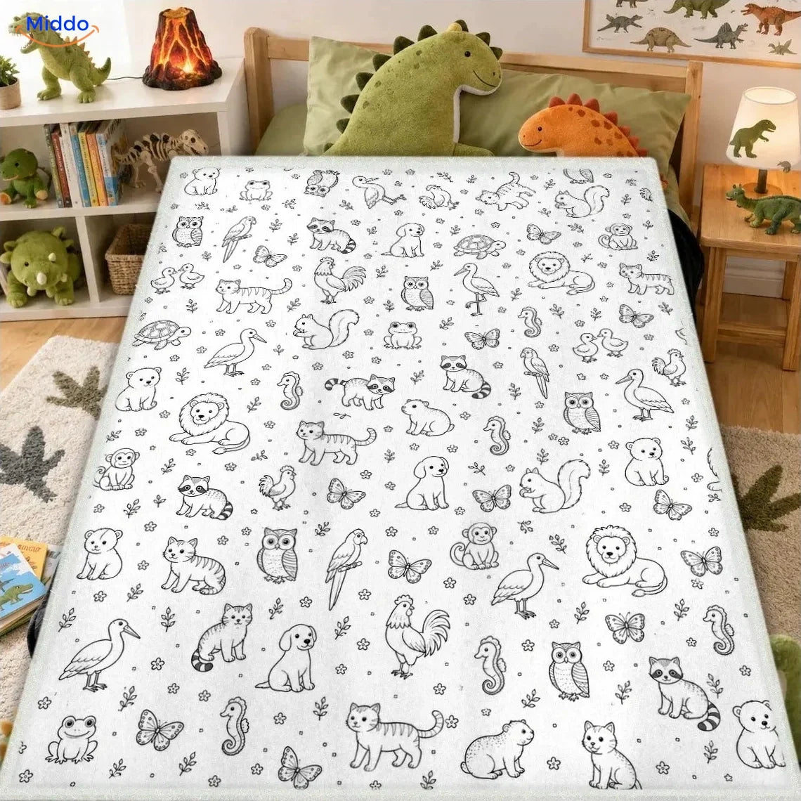 ColorFlow Ausmaldecke - Kleine Tiere
