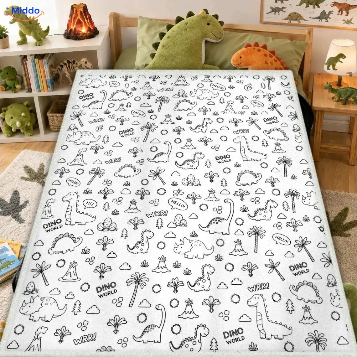 ColorFlow Ausmaldecke - Kleine Dinosaurier