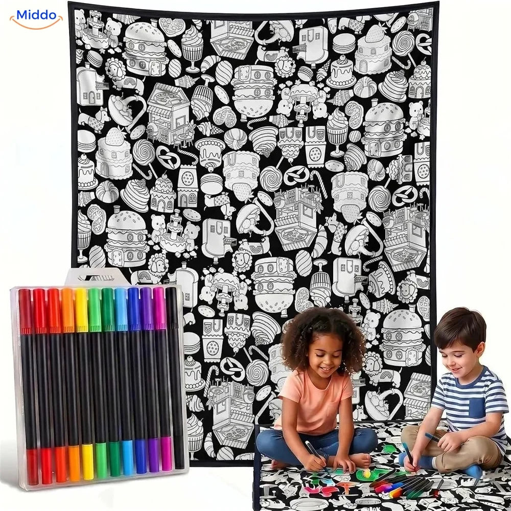 ColorFlow Ausmaldecke - Süßigkeiten und Gebäck
