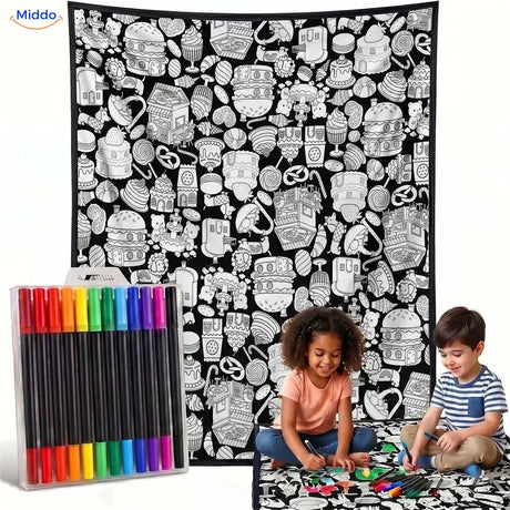 ColorFlow Ausmaldecke - Süßigkeiten und Gebäck