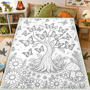 ColorFlow Ausmaldecke - Schmetterlingsbaum