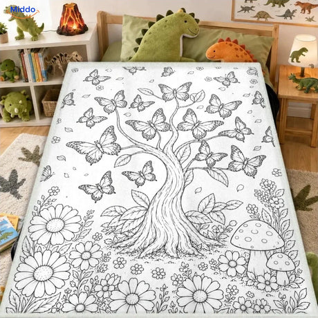 ColorFlow Ausmaldecke - Schmetterlingsbaum