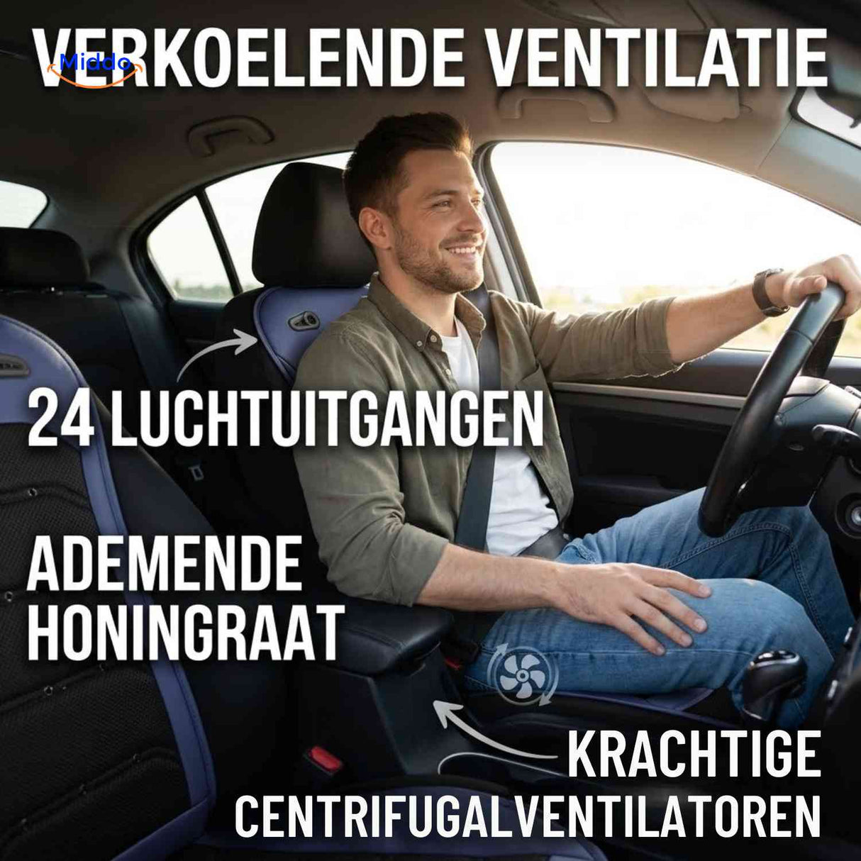 CoolRide™ belüftetes Autositzkissen, Produktbild 4