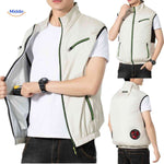 cooltop Arbeitsweste inklusive USB-Lüftern und atmungsaktivem Design www.middo.nl