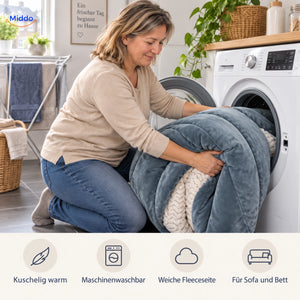 CozyFleece – Decke in der Waschmaschine waschen