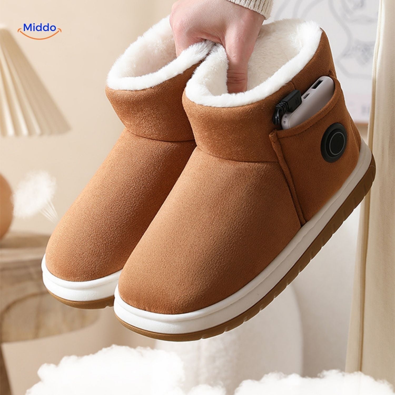 cozyflex beheizte Schuhe in mehreren Farben www.middo.de
