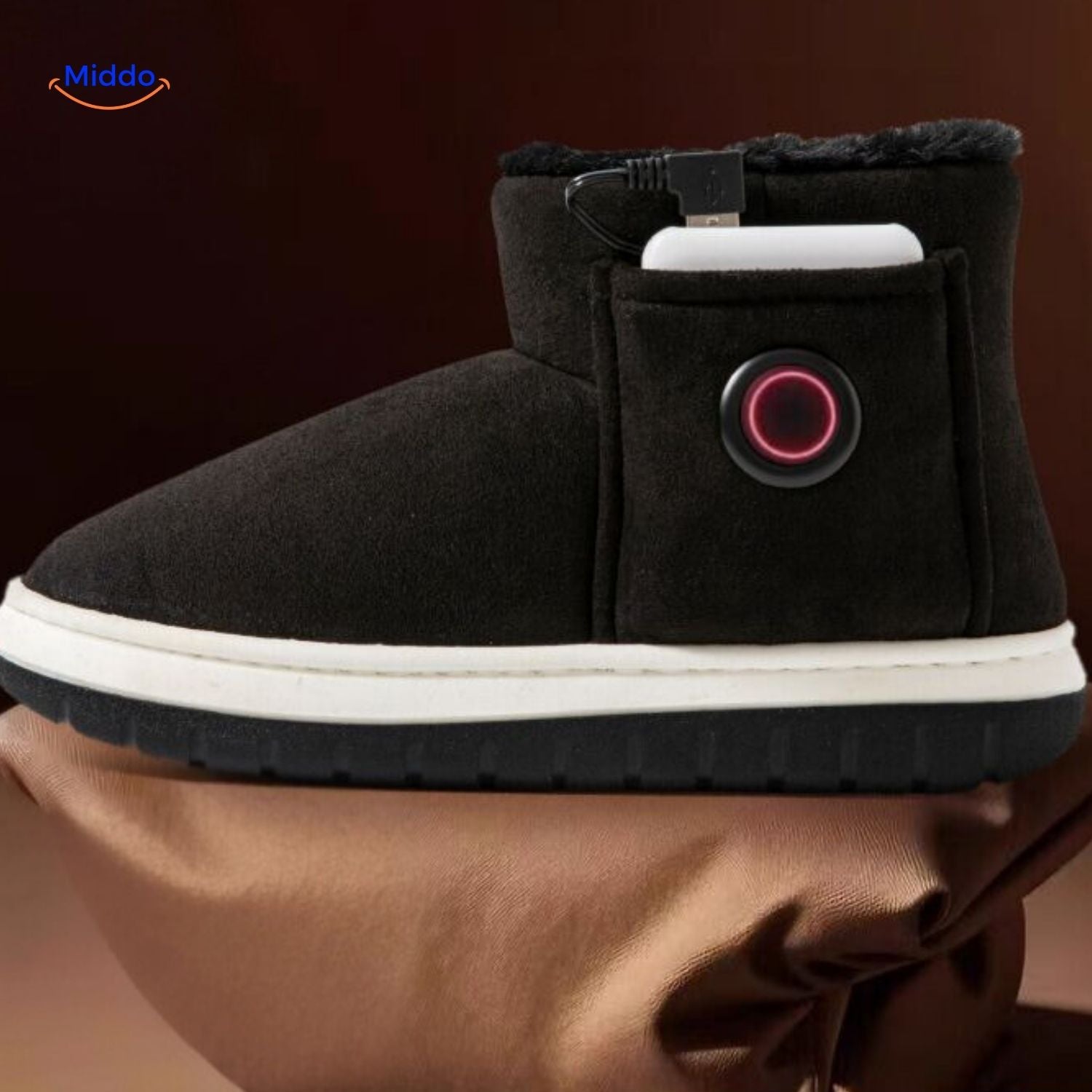 cozyflex schwarz Modell mit Heizelement www.middo.de