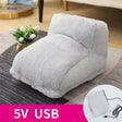 cozypaws Fußwärmer in Grau mit USB-Anschluss