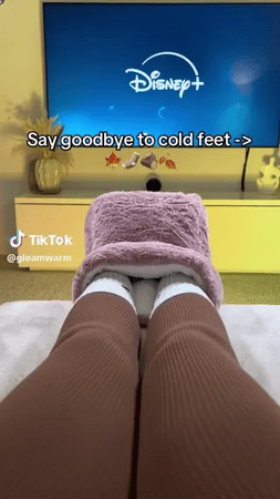 cozypaws Fußwärmer für kalte Füße beim Fernsehen