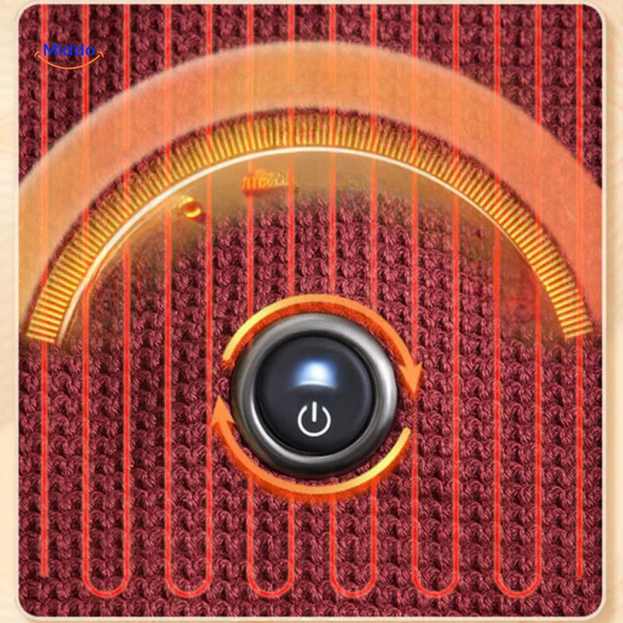 cozywarm USB elektrisches BettUmhang nachhaltig und effizient middo
