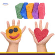 creativafoam Knete Handformen mit Smiley und Herz aus Knete