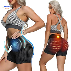 Demonstration der Ion Fiber Technology auf IceSilk™ Shaping Shorts