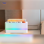 dreamglow Lautsprecher gemütliche Raumatmosphäre mit warmem Licht und Geräuschen www.middo.de