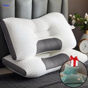 DreamGuard Pro Wabenkissen mit 2 kostenlosen Kissenbezügen – Jade Grün