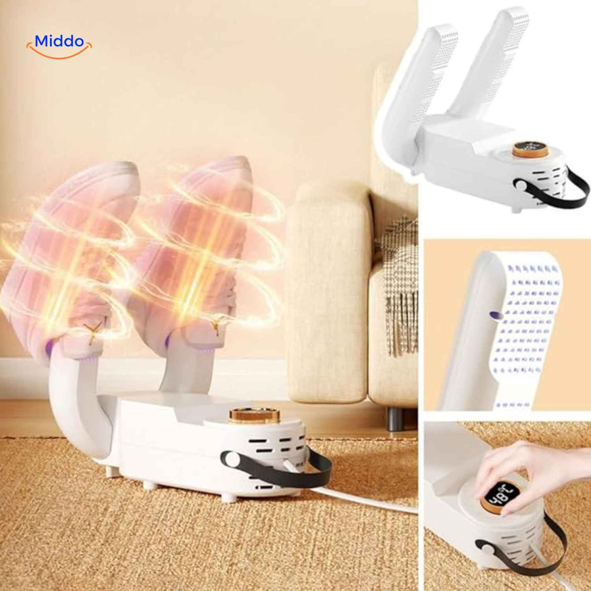 product title Drylux Schuh- und Socken-Trockner mit LED-Bedienfeld url www.middo.de