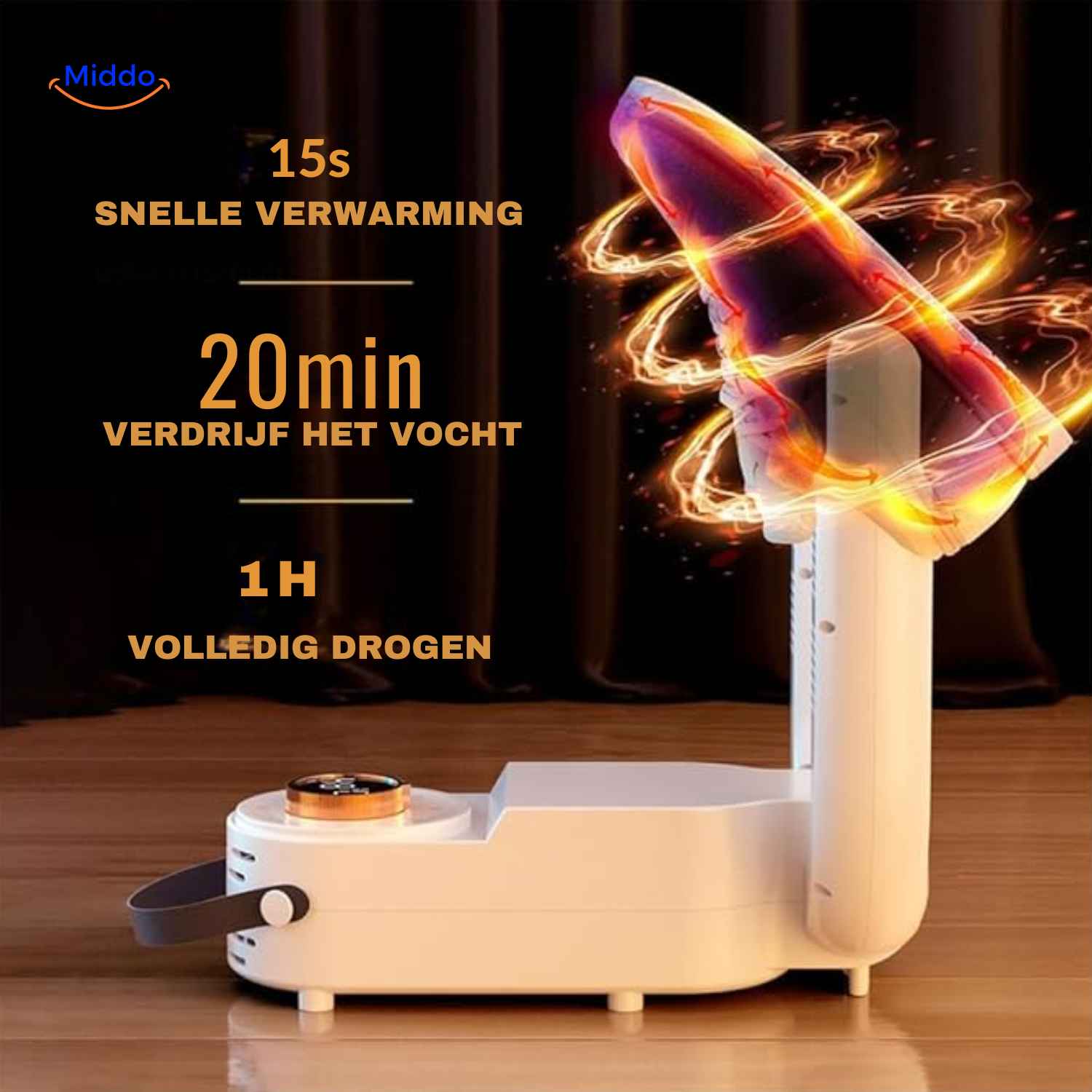 <pre><strong>drylux Trockner</strong> schnelle Heizung und vollständiges Trocknen mit Zeitanzeige <a href="http://www.middo.nl">www.middo.nl</a></pre>