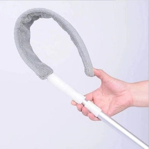 Flexibler Staubtuch-Handgriff wird gebogen
