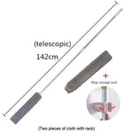 Teleskopische Staubtuch von 142 cm mit Zubehör.